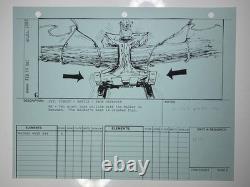 STAR WARS RETURN OF THE JEDI storyboards movie props Vintage Art Disney JED1-74