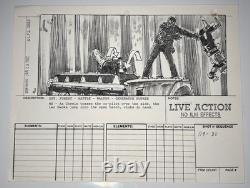 STAR WARS RETURN OF THE JEDI storyboards movie props Vintage Art Disney JED4-170