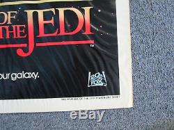 STAR WARS REVENGE OF THE JEDI Original 1983 27x41 dated Movie Poster, C 12 Pics