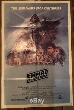 STAR WARS THE EMPIRE STRIKES BACK original 1980 1-sheet Movie Poster style B