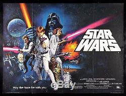 STAR WARS UK BRITISH QUAD CineMasterpieces RARE ORIGINAL MOVIE POSTER 1977