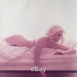 STUNNING ORIGINAL 20x24 MARILYN MONROE NUDE IN BED BERT STERN SIGNED PHOTOGRAPH