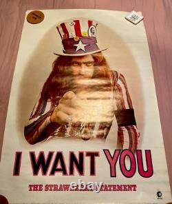 SUPER RARE Theater Poster, I WANT YOU The Strawberry Statement MGM authentic