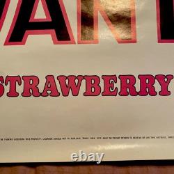 SUPER RARE Theater Poster, I WANT YOU The Strawberry Statement MGM authentic