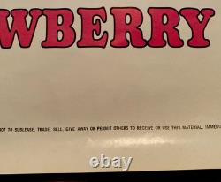 SUPER RARE Theater Poster, I WANT YOU The Strawberry Statement MGM authentic