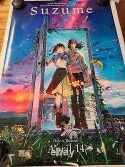 SUZUME 27 x 40 DS Movie Poster Mint Makoto Shinkai RARE