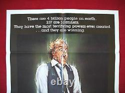 Scanners 1981 Original Movie Poster 1sh David Cronenberg's Halloween Horror Nm