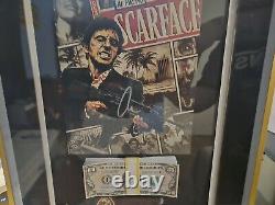 Scarface Movie Al Pacino Signed Custom Framed Shadowbox Auto Memorabilia COA