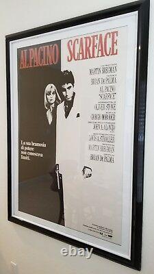 Scarface poster Italian Collectible Movie memorabilia Rare Authentic Limited Al