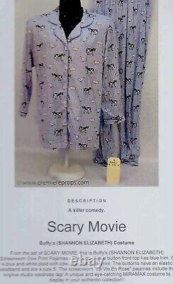 Scary Movie Shannon Elizabeth Screen Worn Hero Wardrobe Coa Studio Tag Horror