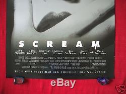 Scream 1996 Original Movie Poster 1sh Double Sided D/s Wes Craven Halloween Nm
