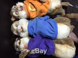 Screen Used Evil Chipmunks Puppets