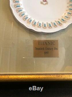 Screen Used TITANIC Prop Dinner Plate by J. Peterman Co. James Cameron Dicaprio