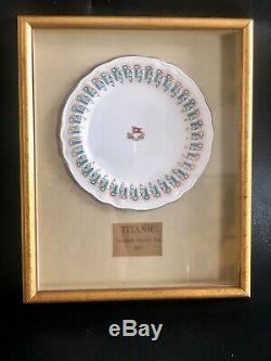 Screen Used TITANIC Prop Dinner Plate by J. Peterman Co. James Cameron Dicaprio