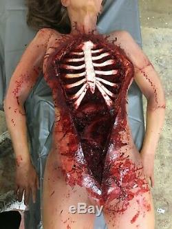 Screen used CORPSE with EXPOSED RIBCAGE. Undeniably epic and awesome. Gore/blood