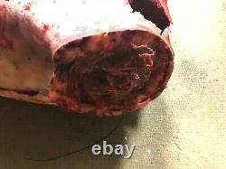 Screen used DECAPITATED GRUESOME HUMAN TORSO. WIth Tattoo. Latex foam. GORY