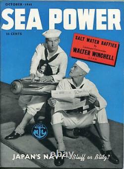 Sea Power Vol. 1 #1 October 1941- Japan's Navy-SOUTHERN STATES Collection-VF