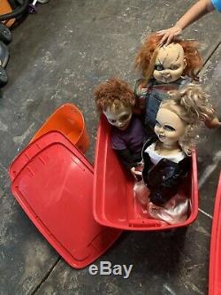 Seed of chucky glen doll. With Chucky And Tiffany. Original