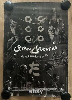 Seven Samurai, 1954,70th Anniversary, SS, Original, U. S. One Sheet, Akira Kurosawa