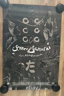 Seven Samurai, 1954,70th Anniversary, SS, Original, U. S. One Sheet, Akira Kurosawa