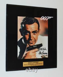 Signed SEAN CONNERY Autograph, CAFE MARTINIQUE Menu & Plate 007 THUNDERBALL COA