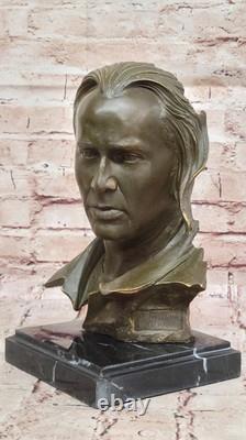 Signed and Numbered Nicolas Cage Bust Sculpture Hot Cast Movie Memorabilia