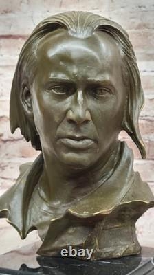 Signed and Numbered Nicolas Cage Bust Sculpture Hot Cast Movie Memorabilia
