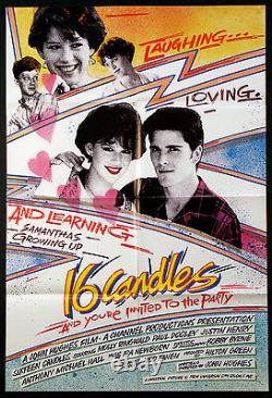 Sixteen 16 Candles Molly Ringwald John Hughes 1984 Int'l 1-sheet Nm