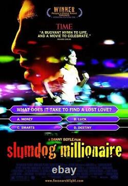 Slumdog Millionaire, 2008, Original, DS, One Sheet, 27x40Rolled