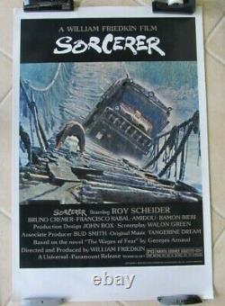 Sorcerer Original Rolled 27x41 Theatrical One Sheet Movie Poster 1977 Near Mint
