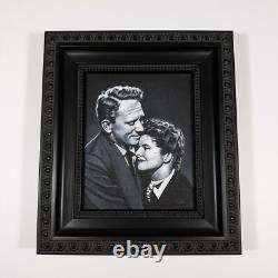 Spencer Tracy Hepburn Film Art Painting 4x5 Canvas Movie Memorabilia Portrait