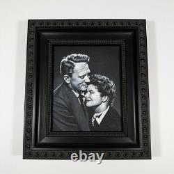 Spencer Tracy Hepburn Film Art Painting 4x5 Canvas Movie Memorabilia Portrait