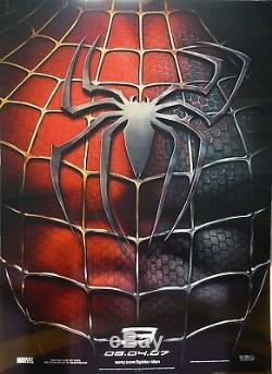 Spider Man 3 Rare Original Lenticular Us Poster Sam Raimi / Maguire / Marvel