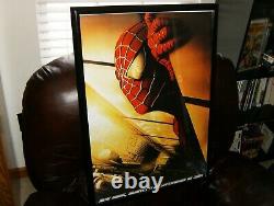 Spider-Man FRENCH 2002 Recalled twin towers PLANE reflection in eye movie poster
