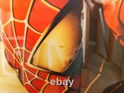 Spider-Man FRENCH 2002 Recalled twin towers PLANE reflection in eye movie poster