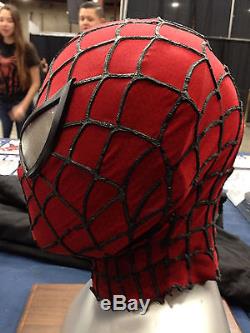 Spiderman Mask Movie Used Prop From Spiderman 2 Marvel Comics Stan Lee
