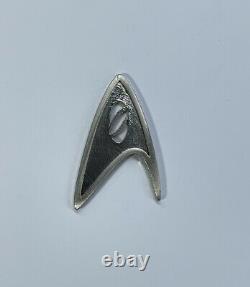 Star Trek 2009 Starfleet Science Division Badge Screen Used Prop With COA