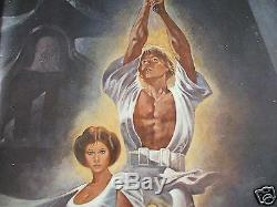 Star Wars 1977 Original Movie Poster 1sh Style A Authentic Force Awakens Nm-m