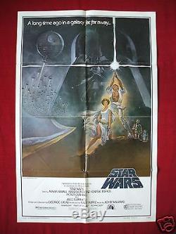 Star Wars 1977 Original Movie Poster Style A First Print 77/21-0 Force Awakens