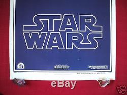 Star Wars 1977 Original Movie Poster Style B Teaser 77/21-0 Authentic Gau Logo