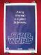Star Wars 1977 Original Movie Poster Style B Teaser 77/21-0 Authentic Gau Nm C9