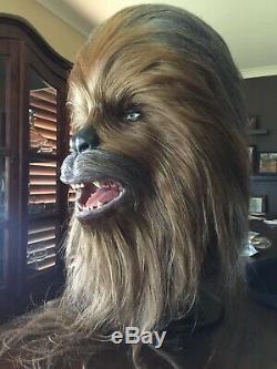 Star Wars Chewbacca Prop Life Size 11 Head Bust ULTRA RARE