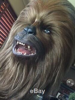 Star Wars Chewbacca Prop Life Size 11 Head Bust ULTRA RARE