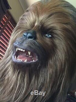 Star Wars Chewbacca Prop Life Size 11 Head Bust ULTRA RARE