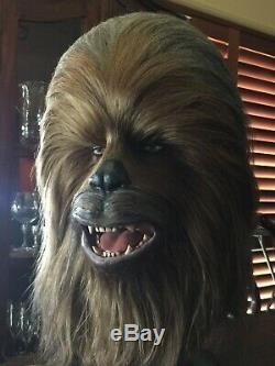 Star Wars Chewbacca Prop Life Size 11 Head Bust ULTRA RARE