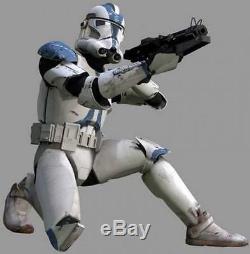 Star Wars Clone Trooper Helmet, Belt, Shoulder Armor 1-1 Prop Replicas No Reser