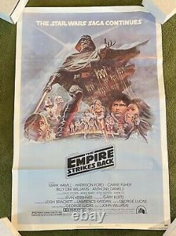 Star Wars Empire Strikes Back Original Poster Style B 27 X 41 Rolled Rare NMT