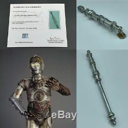Star Wars Episode 2 C-3PO Hero Metal Extendable Arm Piston Prop With COA