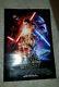 Star Wars Force Awakens Original DS Movie Poster Rare 27x41 double sided Disney