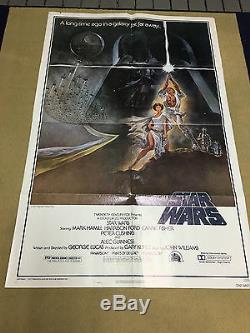 Star Wars Movie Poster US one-Sheet (Style A) 1977 Vintage/Original 27x41